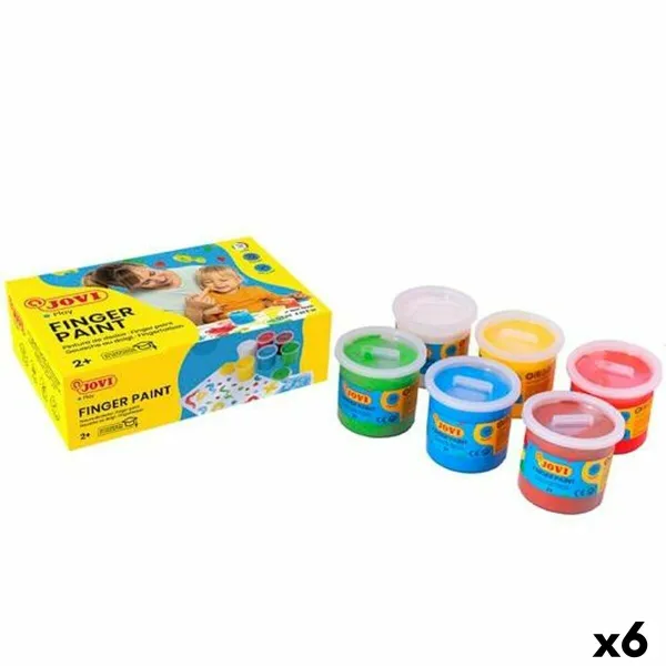 Рисование пальцами Jovi Разноцветный 125 ml 6 Предметы (6 штук)