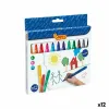 Set of Felt Tip Pens Jovi Maxi Multicolour 12 Pieces (12 Units)