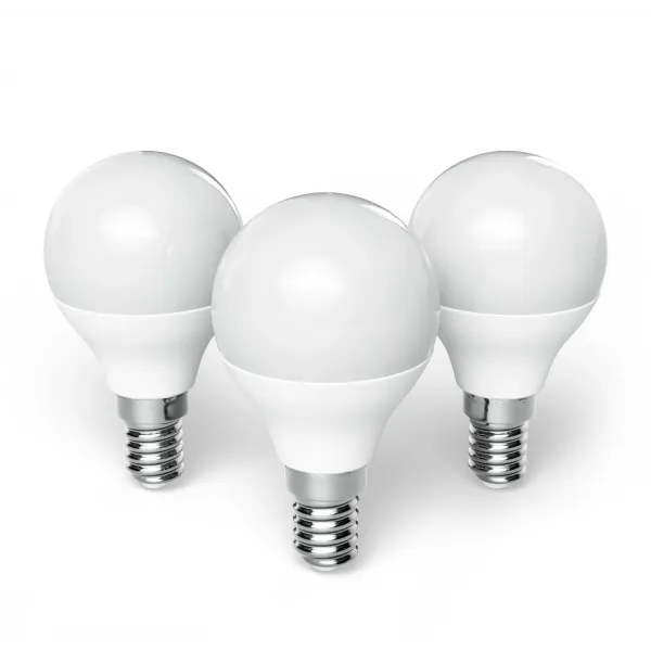 LED Mini Globe E14 6,5W NW 4000K 3-Pack