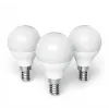 LED Mini Globe E14 6,5W NW 4000K 3-Pack