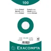 Kortit Exacompta Valkoinen 12,5 x 20 cm (12 osaa)
