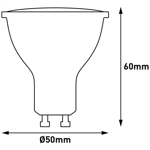 LED Spot Wide Angle GU10 4W NW Duo Pack