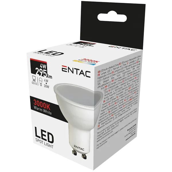 LED Spot Wide Angle GU10 4W WW