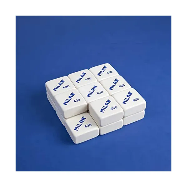 Eraser Set Milan GOMA 430 MIGA DE PAN 30 Pieces (25 Units)