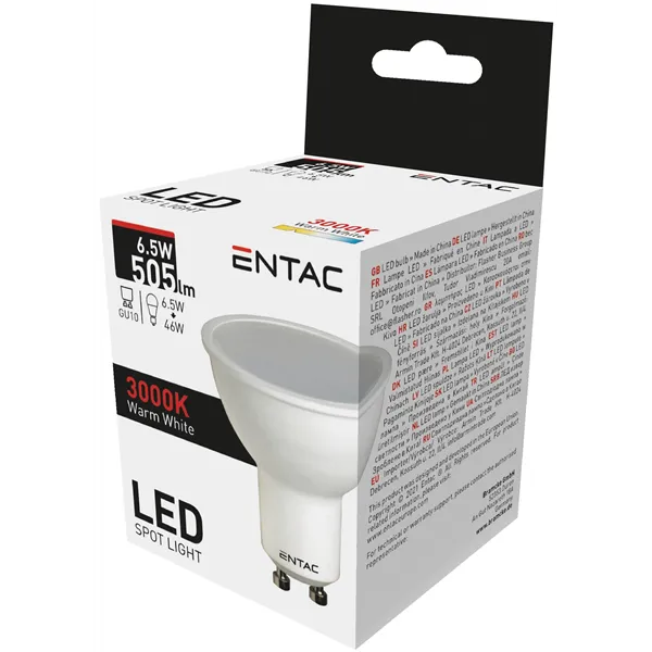 LED Spot Wide Angle GU10 6,5W WW