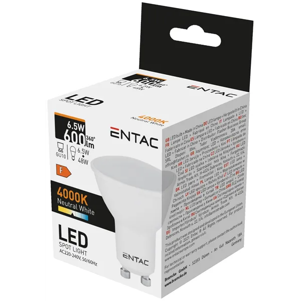 LED Spot Wide Angle GU10 6,5W NW