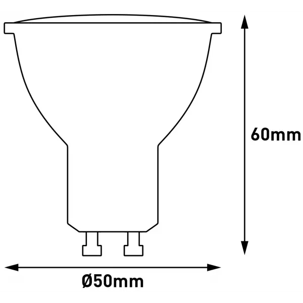 LED Spot Wide Angle GU10 6,5W NW Duo Pack