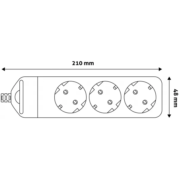 Rewireable 3 Sockets