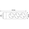 Rewireable 3 Sockets