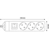 Rewireable 3 Sockets with Switch