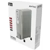 Oil Heater 9 Fins 2500W White with Timer