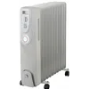 Oil Heater 9 Fins 2500W White with Timer