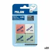 Eraser Set Milan 4 Pieces (25 Units)
