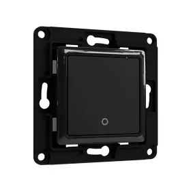 Gaismas pārtraucējs Shelly WALL SWITH 1 BLACK Melns