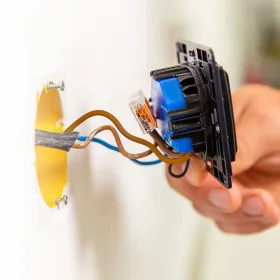 Gaismas pārtraucējs Shelly WALL SWITH 1 BLACK Melns