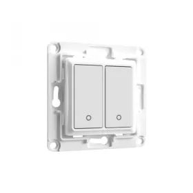Gaismas pārtraucējs Shelly WALL SWITH 2 WHITE Balts