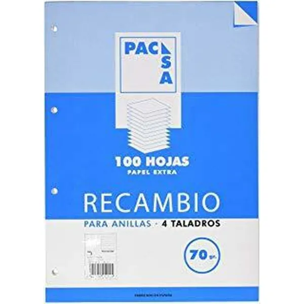 Popierius Pacsa A5 100 Paklodės Atsarginė dalis (50 vnt.)