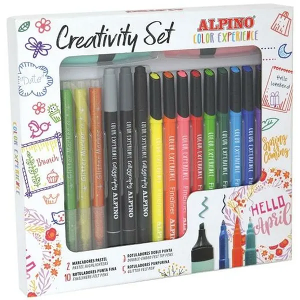 Tussisetti Alpino CREATIVITY COLOR EXPERIENCE Monivärinen 20 Kappaletta (8 osaa)