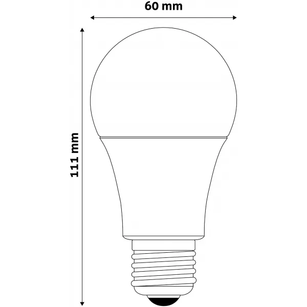 LED Globe E27 10W WW