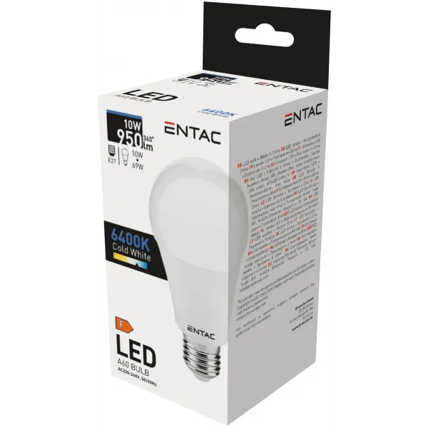 LED Globe E27 10W CW