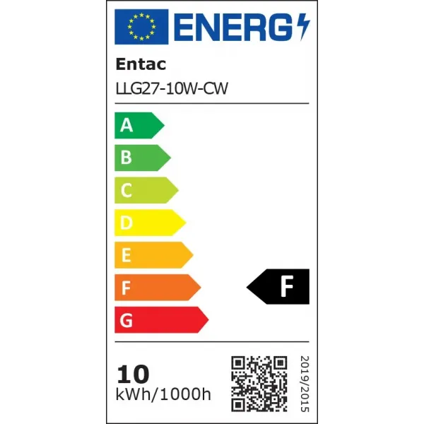 LED Globe E27 10W CW