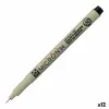 Фетр Talens Sakura PIGMA MICRON 04 Чёрный (12 штук)