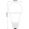 LED Globe E27 12W NW