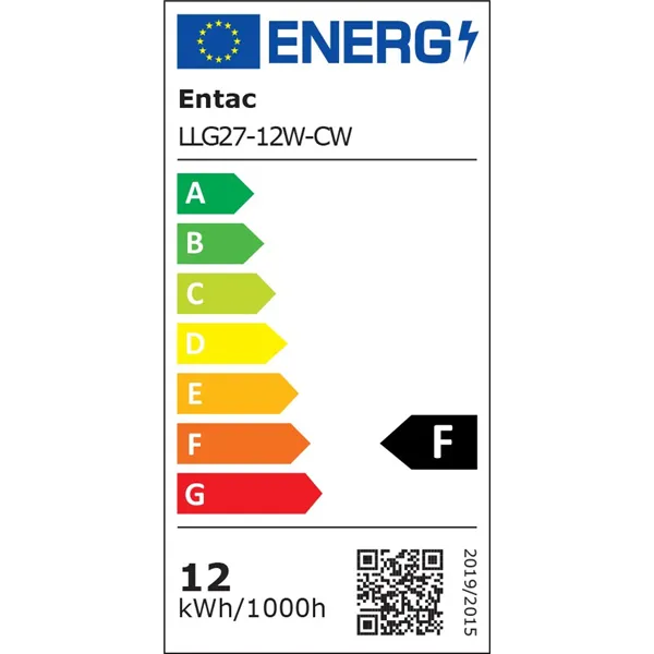 LED Globe E27 12W CW