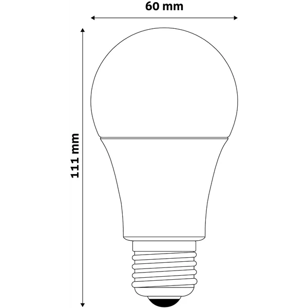 LED Globe E27 12W CW