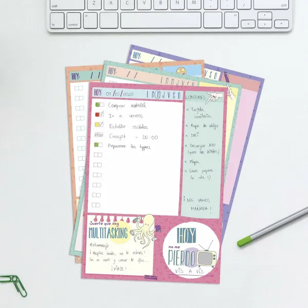 Daily planner Finocam TALKUAL 14,8 x 21 cm