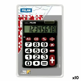 Laskin Milan Dual Musta 14,5 x 10,6 x 2,1 cm (10 osaa)