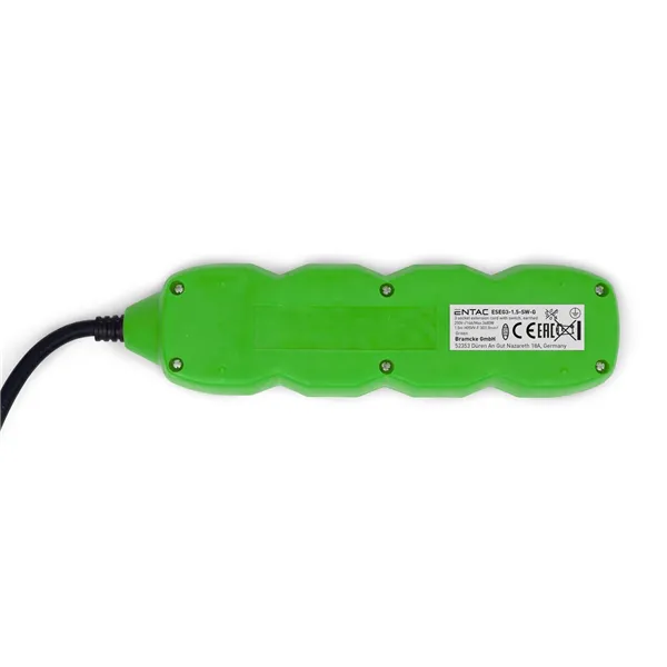 Socket Extension Cord S1 Color 3 Sockets With Switch 1.5m Color Series Green