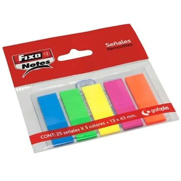 Līmlapiņas Fixo 25 Loksnes 13 x 43 mm (24 gb.)
