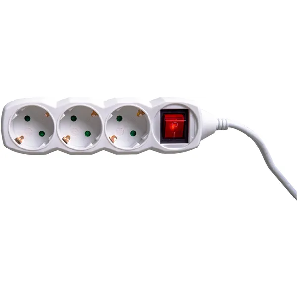 Socket Extension Cord S1 3 Sockets With Switch 1.5m