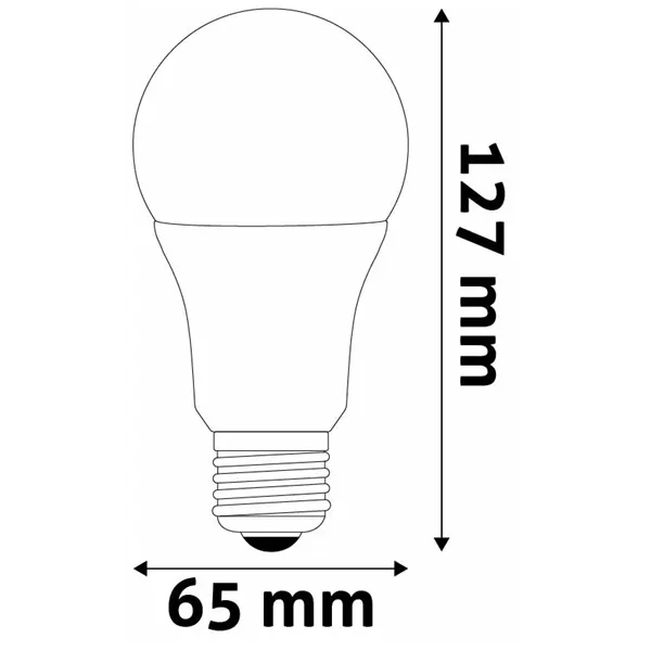 LED Globe E27 15W WW