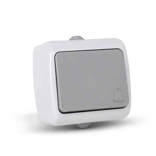 Stephan surface mounted doorbell switch IP54