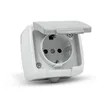 Stephan surface mounted wall socket earthed IP54