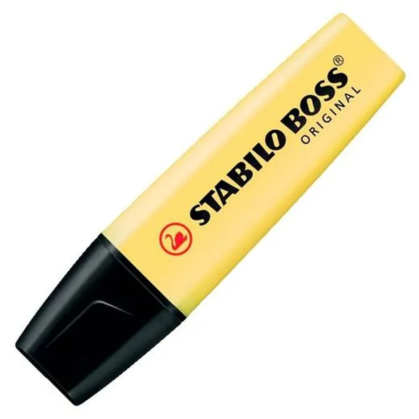 Fluorescencinis žymeklis Stabilo BOSS ORIGINAL Geltona (10 vnt.) (10 uds)