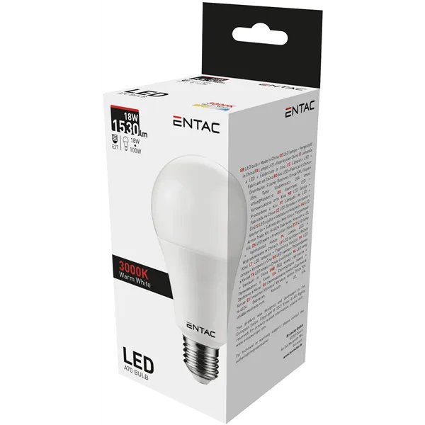 LED Globe E27 18W WW