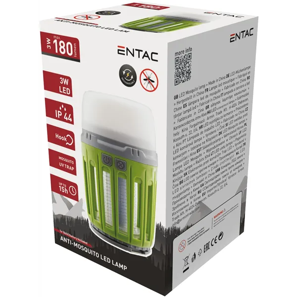 Entac Camping Light Scrubbing Plastic Green