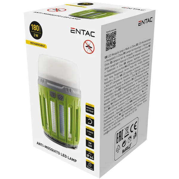 Entac Camping Light Scrubbing Plastic Green