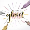 Маркер Faber-Castell TEXTLINER 46 Красное золото (10 штук)