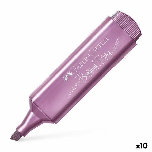 Ryškintojas Faber-Castell TEXTLINER 46 Rožinė Rubinas (10 vnt.)