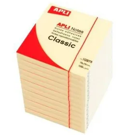 Tarralaput Apli CLASSIC Keltainen 75 x 75 mm (12 osaa)