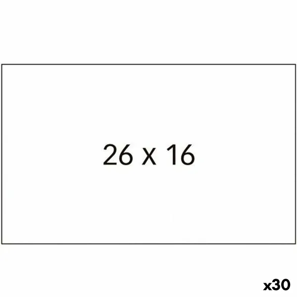 Рулон этикеток Apli Белый 26 x 16 mm 6 Предметы (30 штук)
