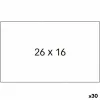 Etikečių ritinys Apli Balta 26 x 16 mm 6 Dalys (30 vnt.)