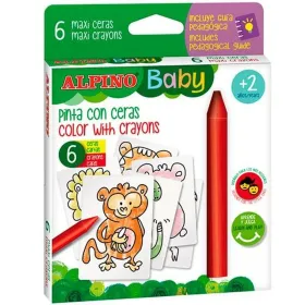Krāsainie krītiņi Alpino Baby Jungle Daudzkrāsains (12 gb.)