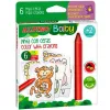 Coloured crayons Alpino Baby Jungle Multicolour (12 Units)