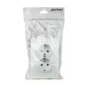 Arnold Recessed wall socket 2x earthed White