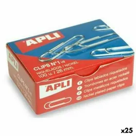 Saspraude Apli Nº 1½ Sudrabains Sudrabs 26 mm (10 Daudzums) (25 gb.)